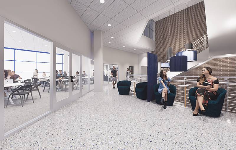 Second Floor Hallway of the BCIC.